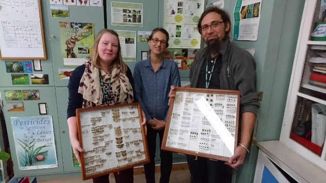 RHS Ento Team, from left: Hayley Jones, Magdalena Boshoff and Andy Salisbury